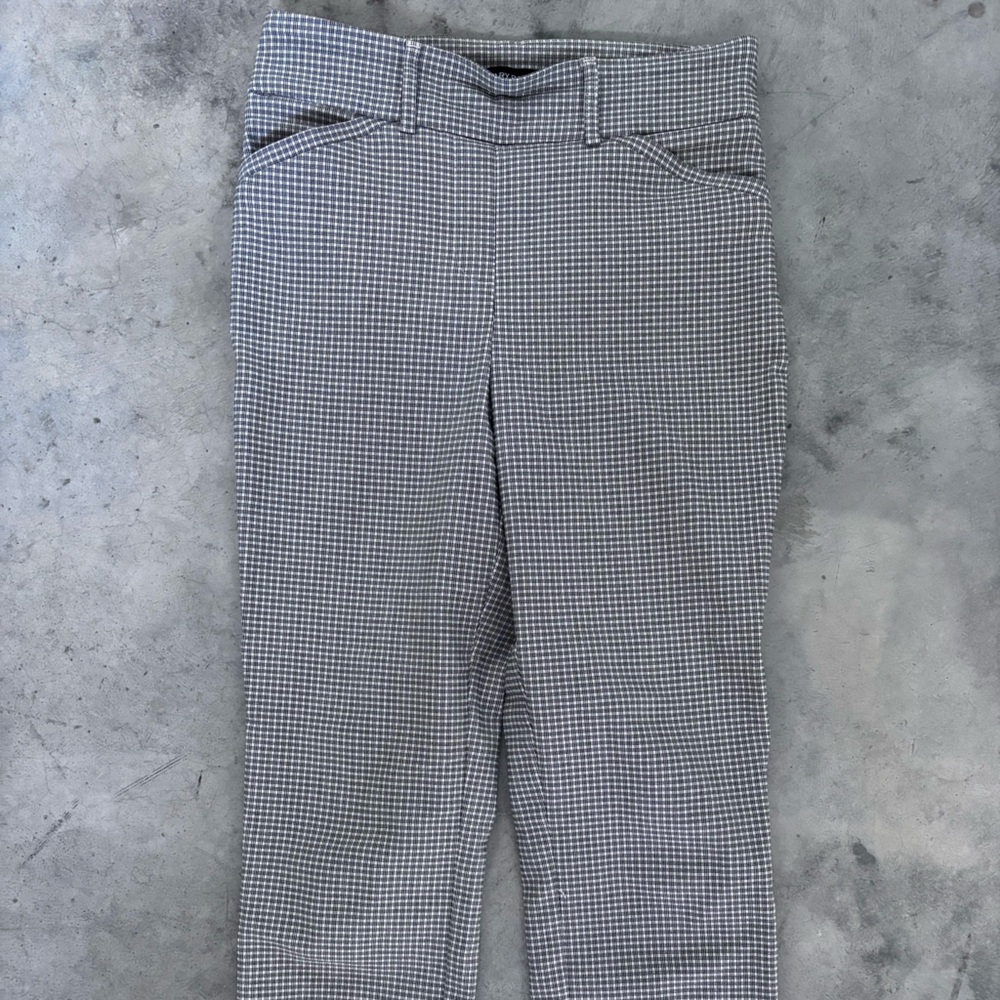 Hilary Radley Black and White Houndstooth Men’s Pants